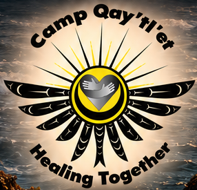 Official Camp Qay’tl’et logo: Healing Together